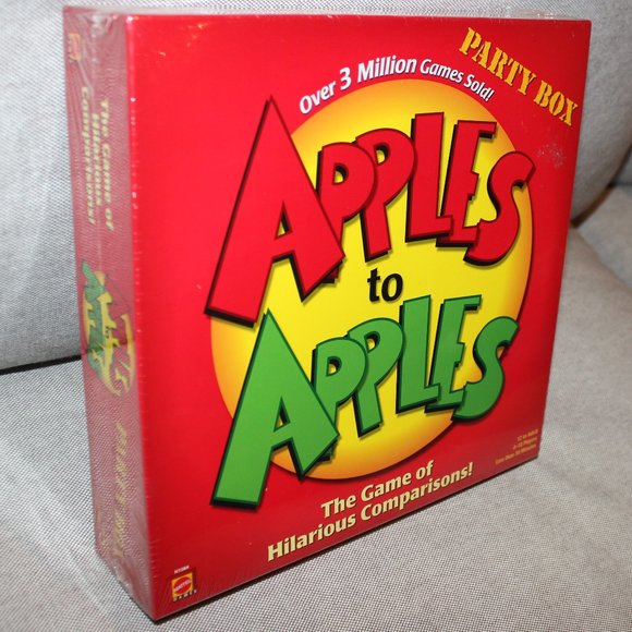 3/$77❤️new sealed Apples To Apples game Party Box Mattel Games - Picture 1 of 4